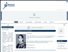 Tablet Screenshot of anusuryafoundation.org